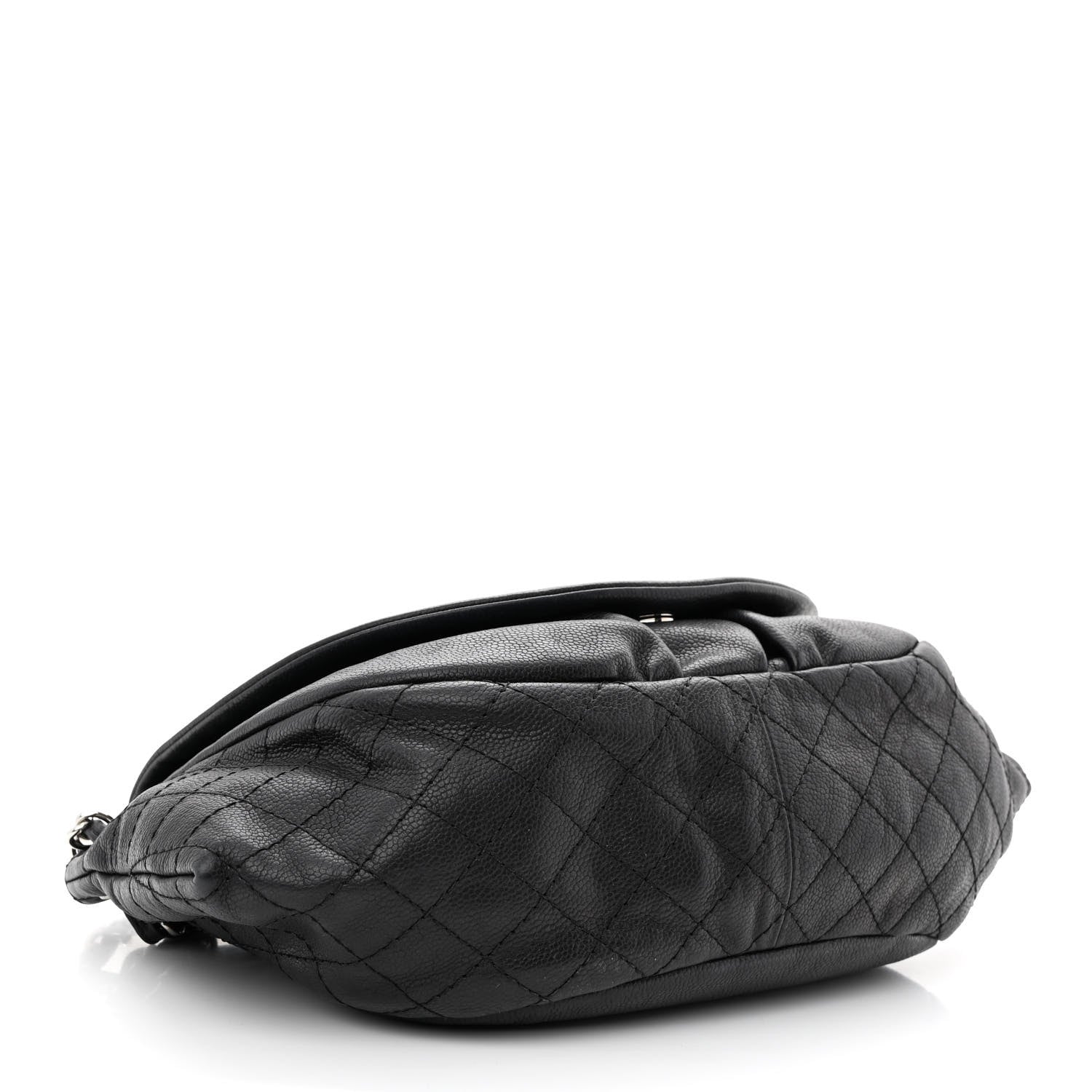 Chanel Caviar Half Moon Large Flap Black 4 of 10