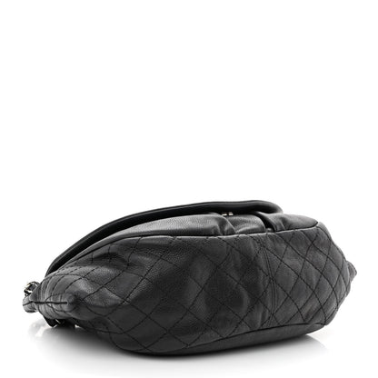 Chanel Caviar Half Moon Large Flap Black 4 of 10
