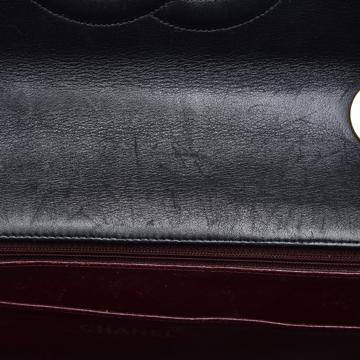 Lambskin XL Jumbo Flap Black