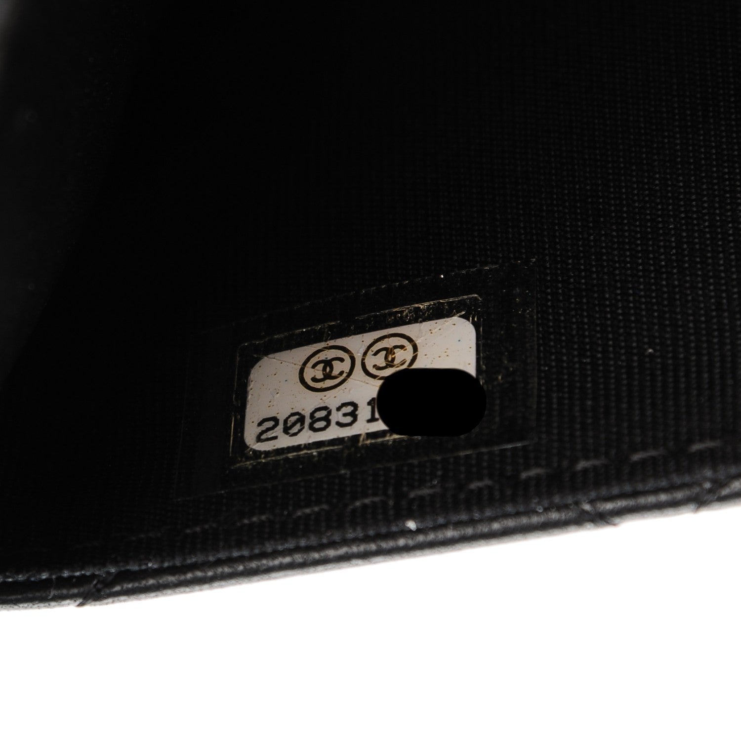Chanel Lambskin Quilted Wallet On Chain WOC Black 8 of 8