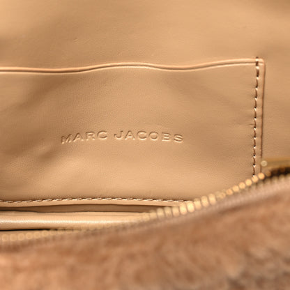 Marc Jacobs Faux Fur Calfskin Mini The Teddy J Marc Shoulder Bag Camel 6 of 10