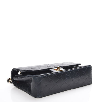 Chanel Lambskin Quilted Medium Double Flap Navy 5 of 13