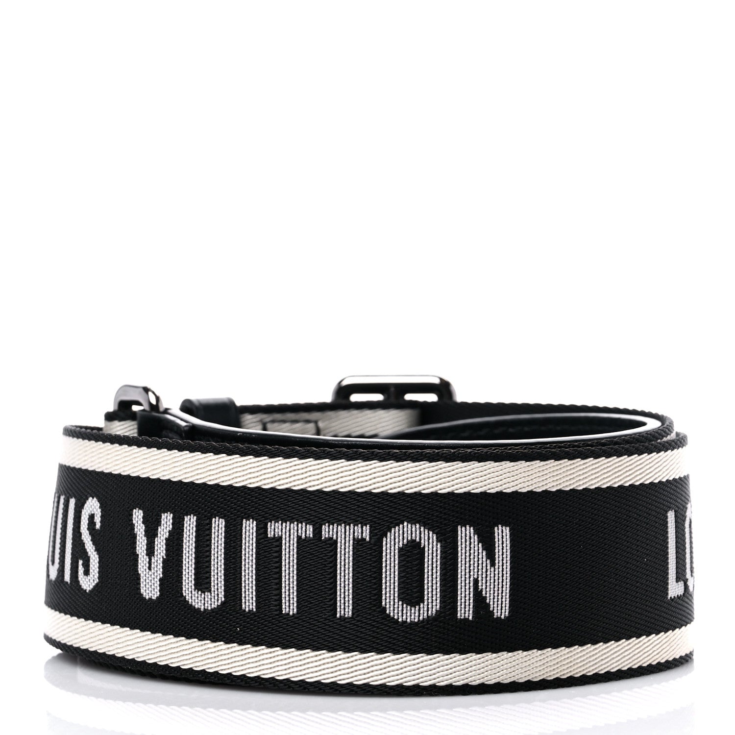 Louis Vuitton Monogram Multi Pochette Accessories Shoulder Strap Black Ivory 2 of 4