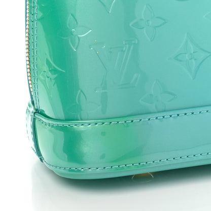 Louis Vuitton Vernis Alma BB Blue Lagon 11 of 15
