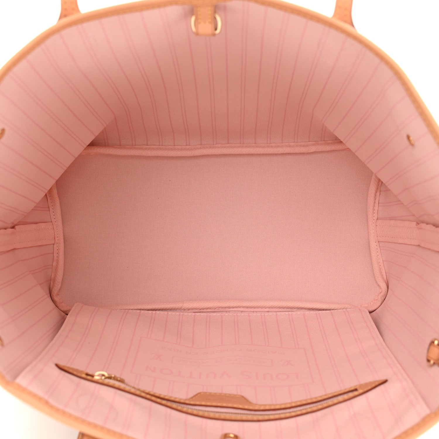 Louis Vuitton Damier Azur Neo Neverfull MM Rose Ballerine 5 of 10