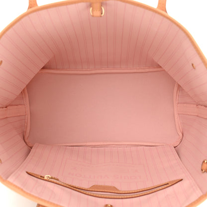 Louis Vuitton Damier Azur Neo Neverfull MM Rose Ballerine 5 of 10