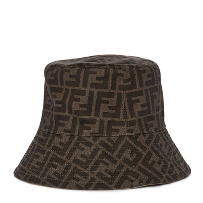 Fendi Technical Fabric FF Reversible Bucket Hat M Tobacco Beige 1 of 11