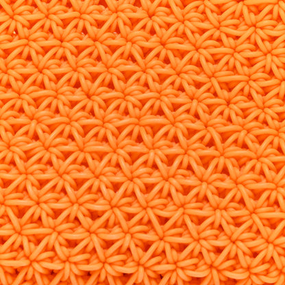 Bottega Veneta Rubber Crochet Small The Point Triangle Bag Tangerine 7 of 9