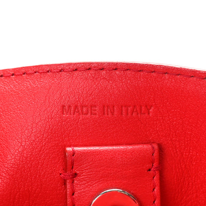 Christian Dior Bullcalf Small Diorissimo Tote Coquelicot 7 of 10