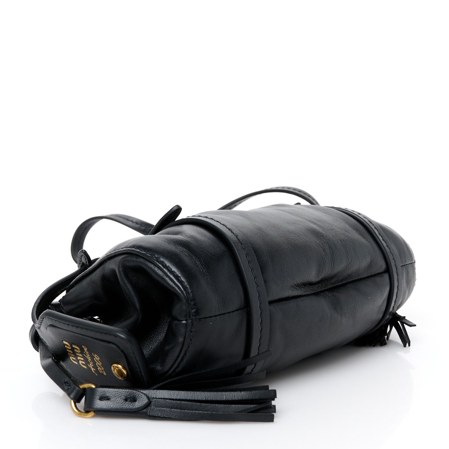 Nappa Mini Joie Shoulder Bag Black