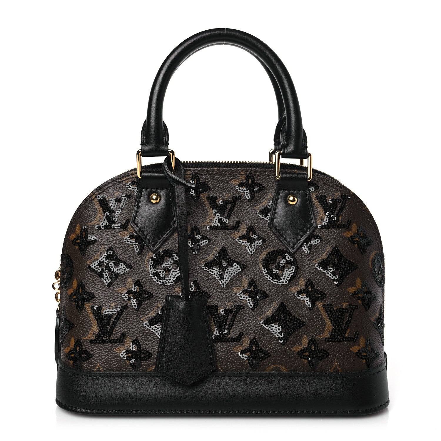 Louis Vuitton Monogram Sequins Eclipse Alma BB Black 1 of 8
