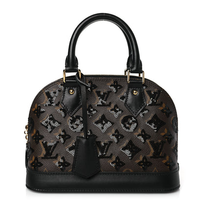Louis Vuitton Monogram Sequins Eclipse Alma BB Black 1 of 8