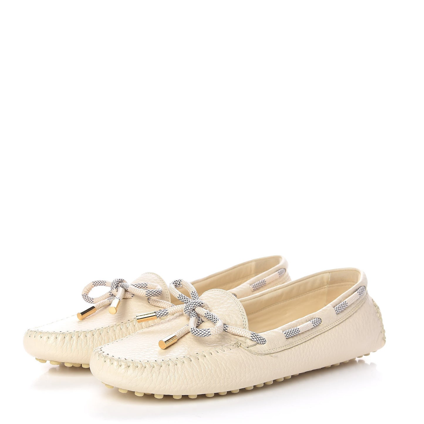 Calfskin Damier Azur Gloria Loafers 40