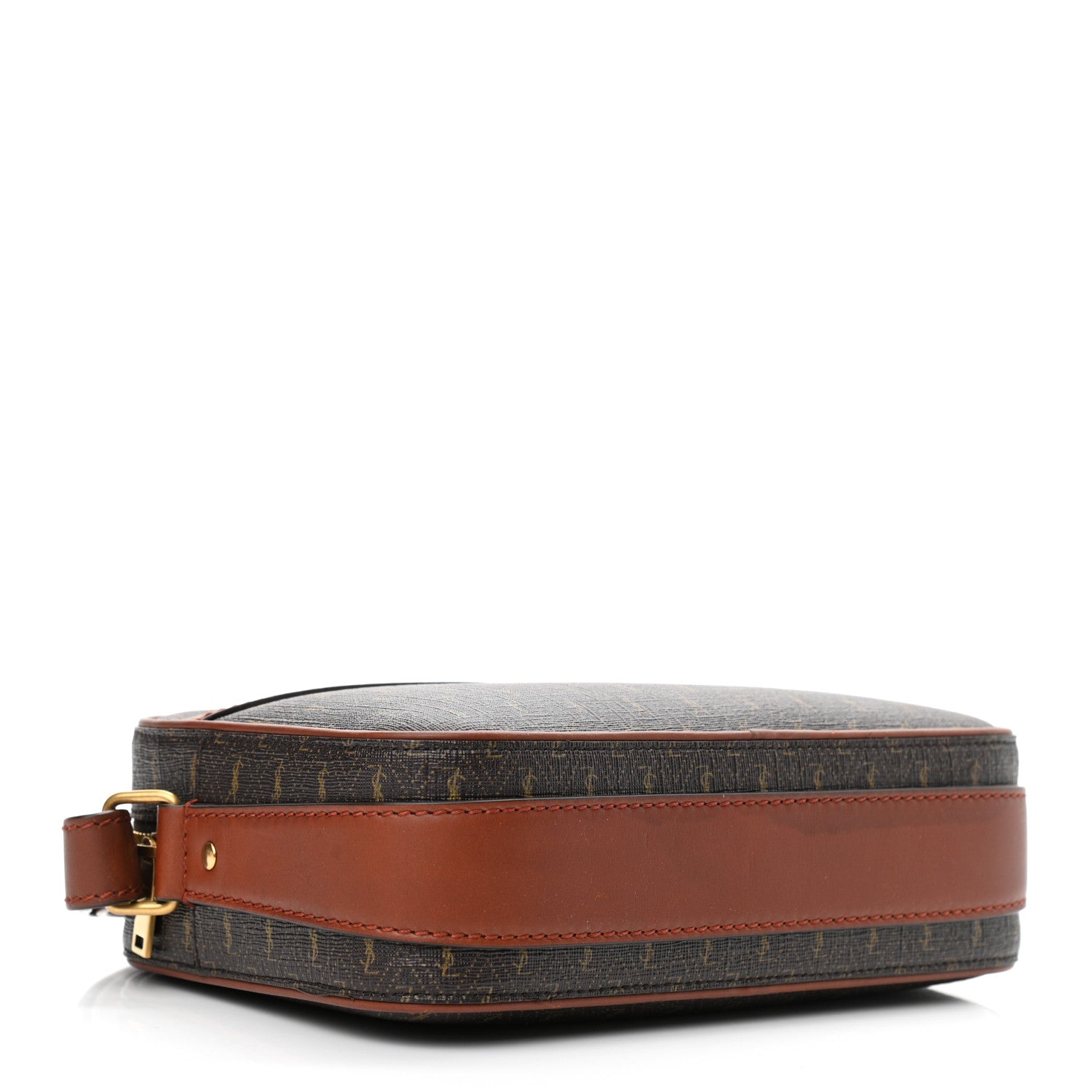 Saint Laurent Canvas Smooth Calfskin Le Monogramme Camera Bag Chestnut 4 of 10