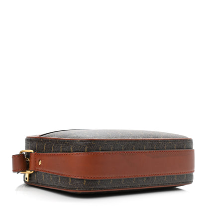 Saint Laurent Canvas Smooth Calfskin Le Monogramme Camera Bag Chestnut 4 of 10