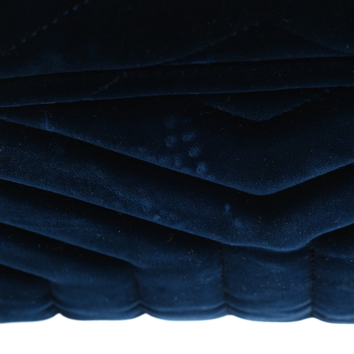 Saint Laurent Velvet Y Quilted Monogram Small Loulou Chain Satchel Medium Blue 11 of 11
