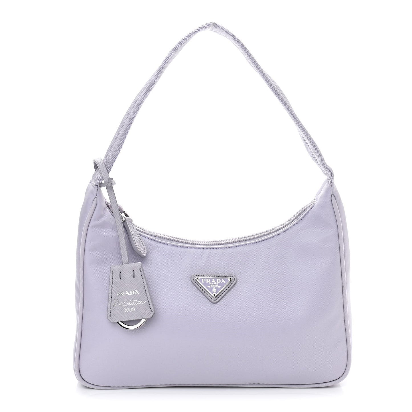 Re-Nylon Saffiano Mini Re-Edition 2000 Bag Glicine