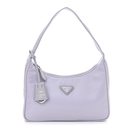 Prada Re-Nylon Saffiano Mini Re-Edition 2000 Bag Glicine 1 of 11