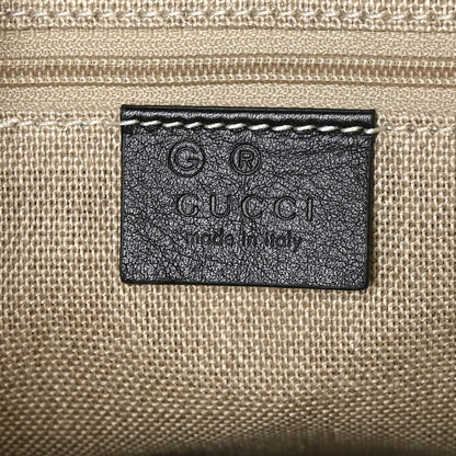 Gucci Soft Microguccissima Small Zippered Satchel Black 7 of 10