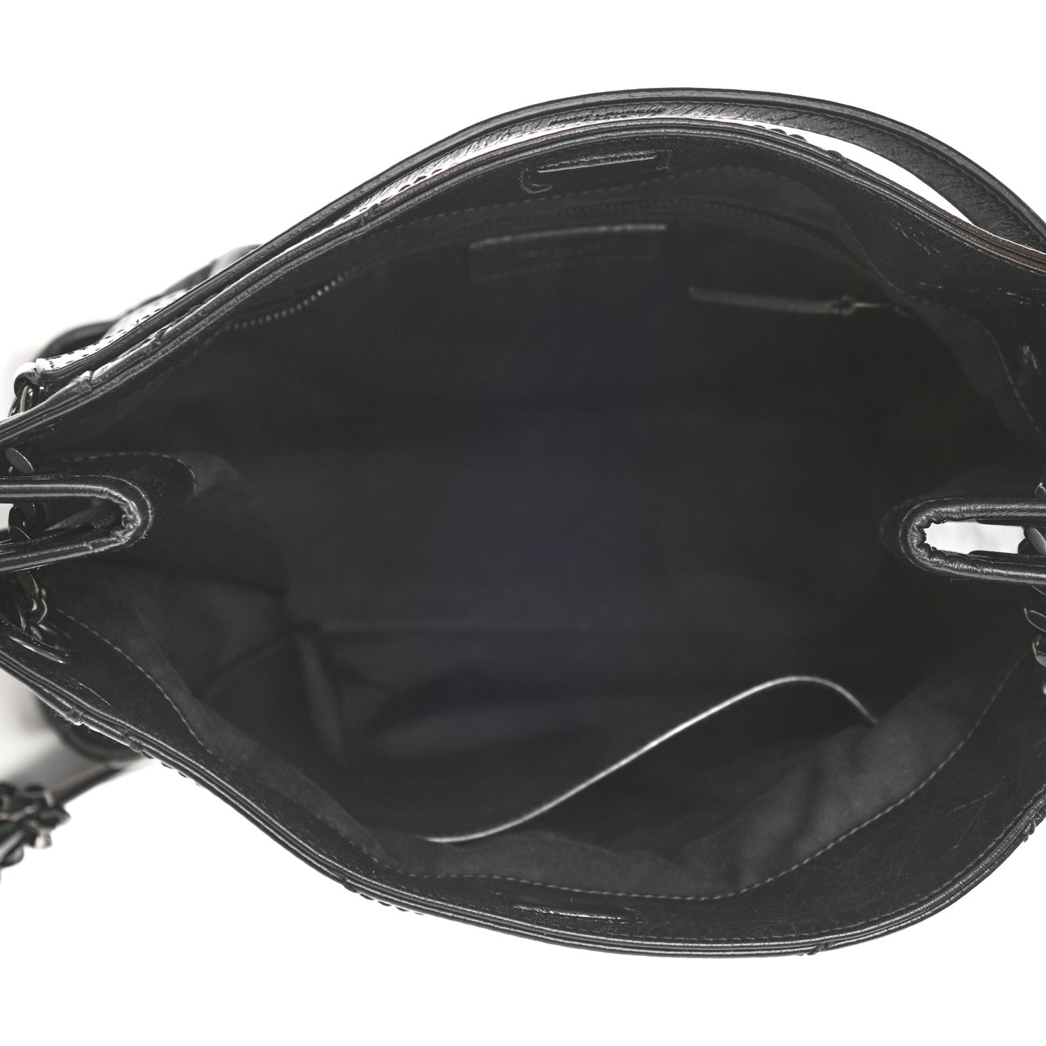 Saint Laurent Crinkled Calfskin Matelasse Monogram Medium Niki Shopper Tote Black 5 of 10