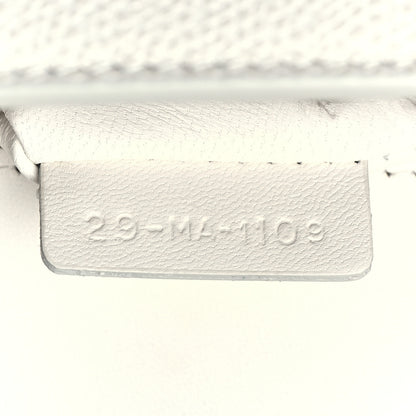 Christian Dior Ultra Matte Grained Calfskin 30 Montaigne Flap Bag White 9 of 12
