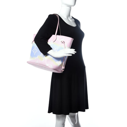 Louis Vuitton Monogram Escale Neverfull MM Pastel 2 of 12