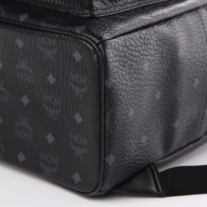 MCM Visetos Large Stark Backpack Black 9 of 9