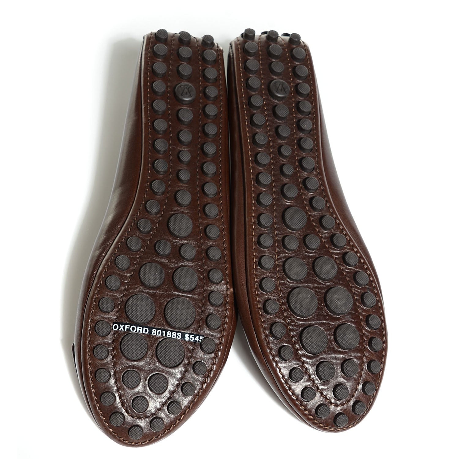 Louis Vuitton Calfskin Oxford Ballerina Flats 38 8 Moka 5 of 7