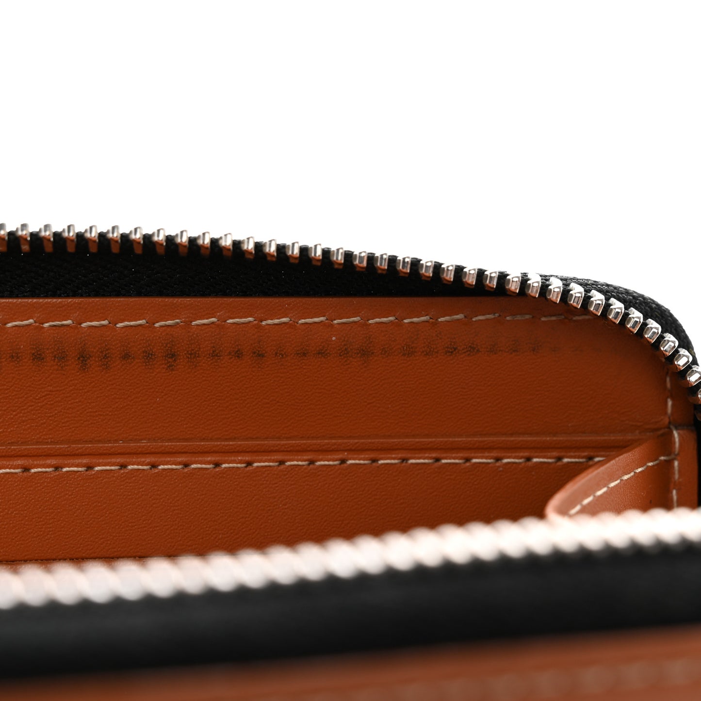 Goyardine Matignon Zip Around GM Wallet Black Gold