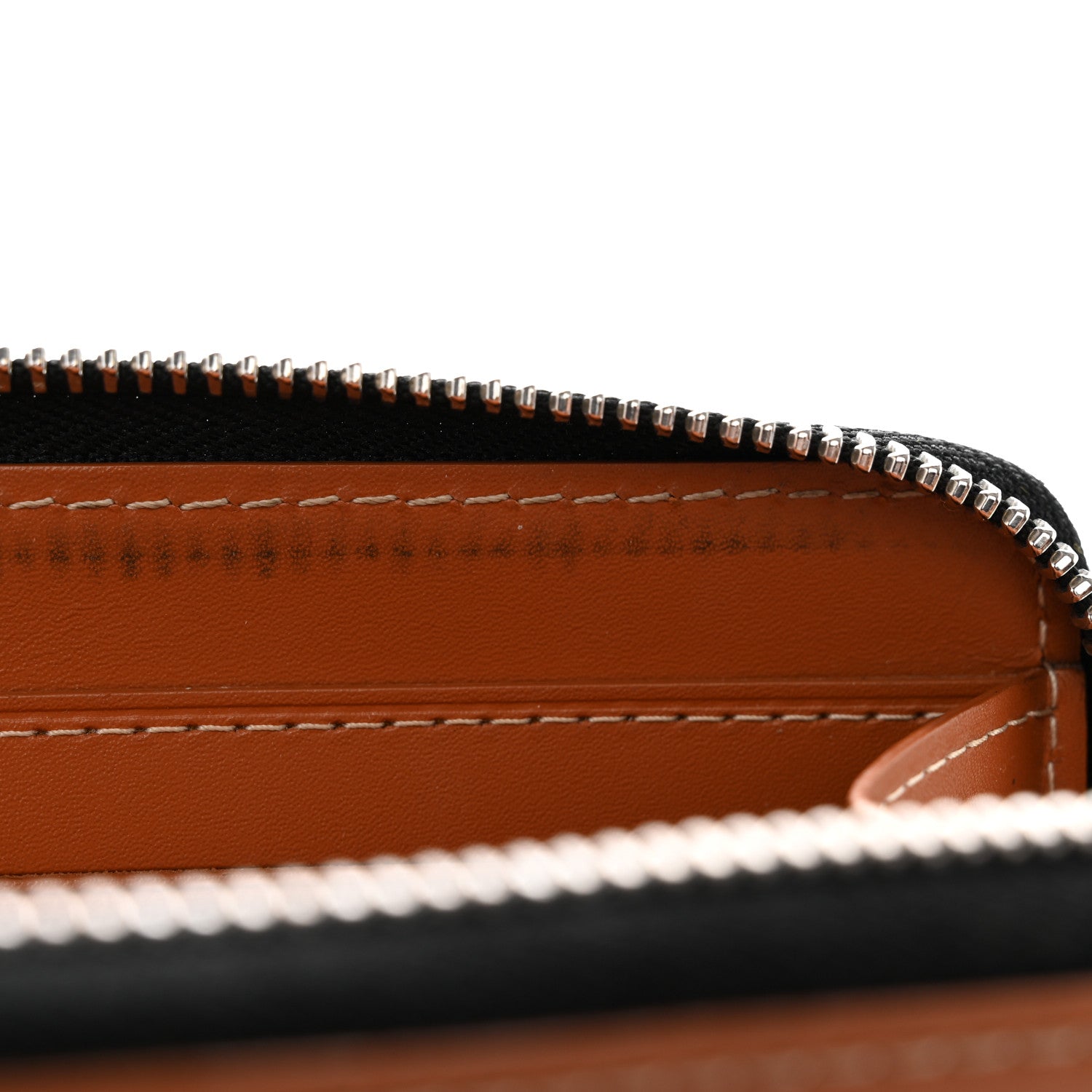 Goyard Goyardine Matignon Zip Around GM Wallet Black Gold 8 of 13