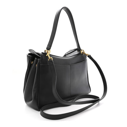 Balenciaga Natural Smooth Calfskin Small Rodeo Top Handle Handbag Black 3 of 10