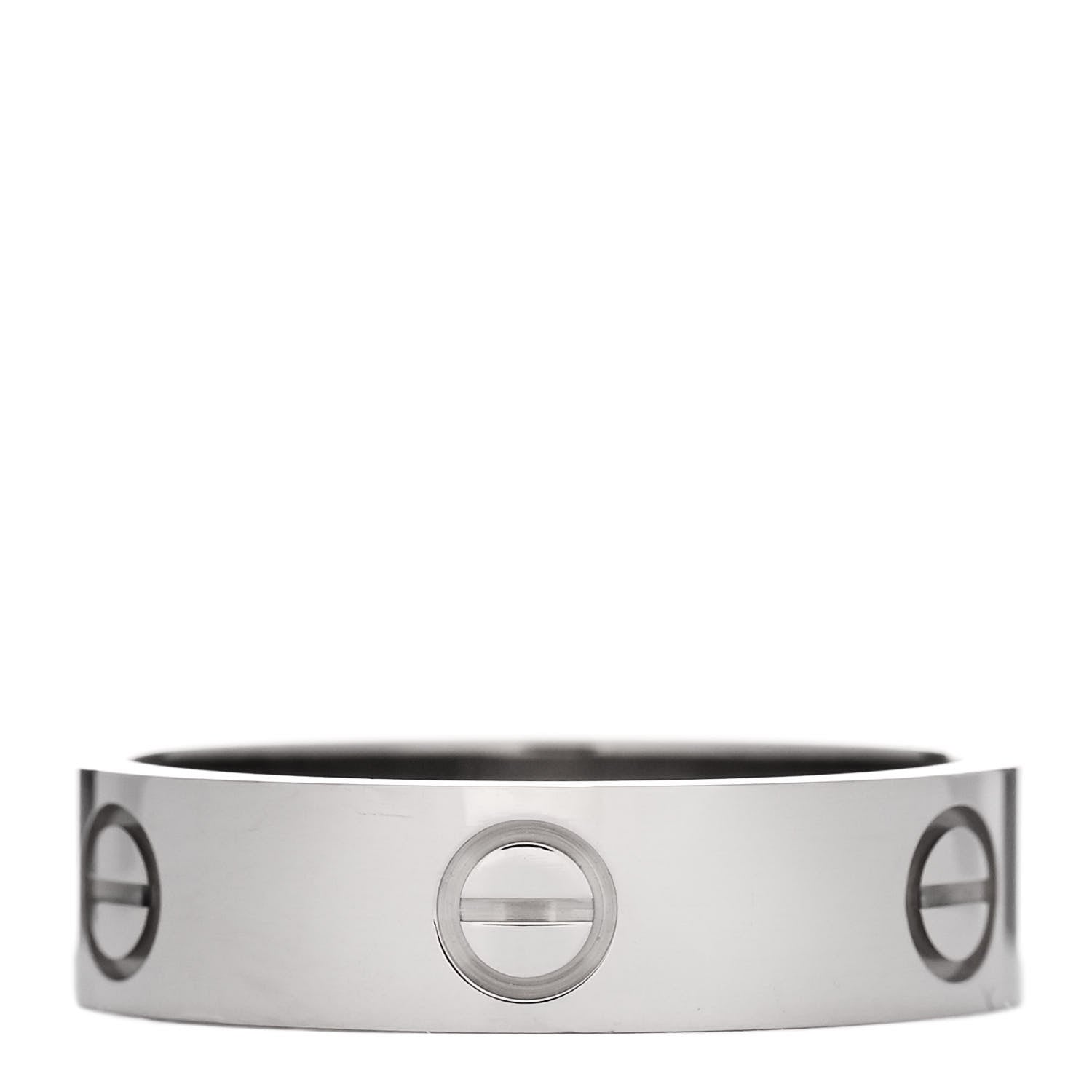 Cartier 18K White Gold 5.5mm LOVE Ring 60 9 3 of 4