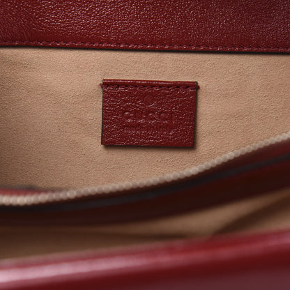 Gucci Tweed GG Monogram Small Dionysus Shoulder Bag Black White Romantic Cherry 6 of 11