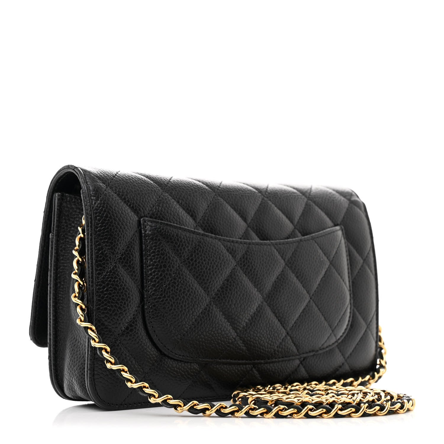 Chanel Caviar Quilted Wallet On Chain WOC Black 3 of 12