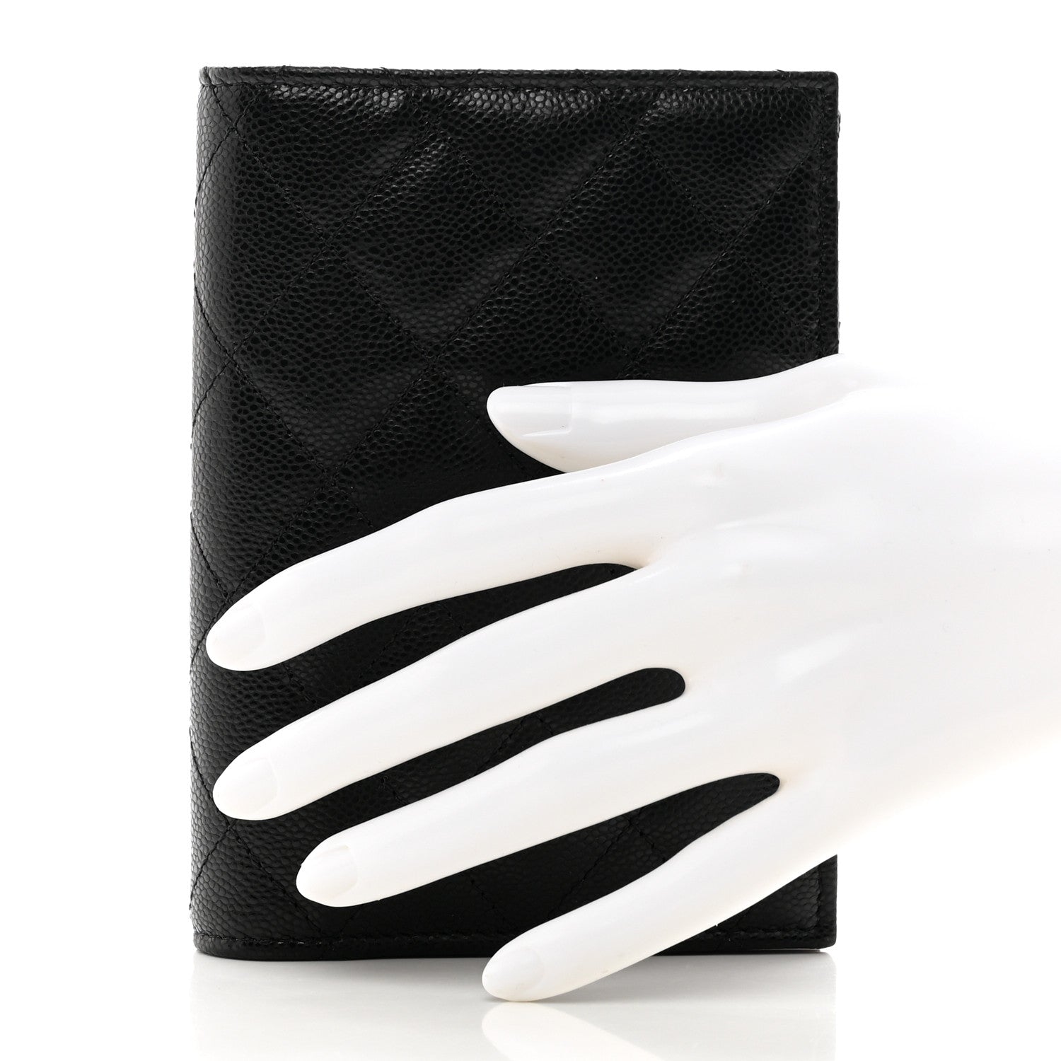 Chanel Caviar Quilted Passport Holder Black 2 of 8