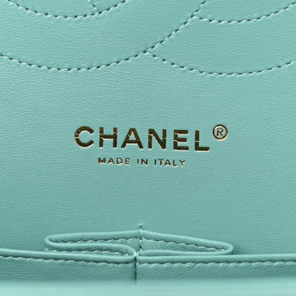 Chanel Caviar Quilted Jumbo Double Flap Light Green 6 of 9