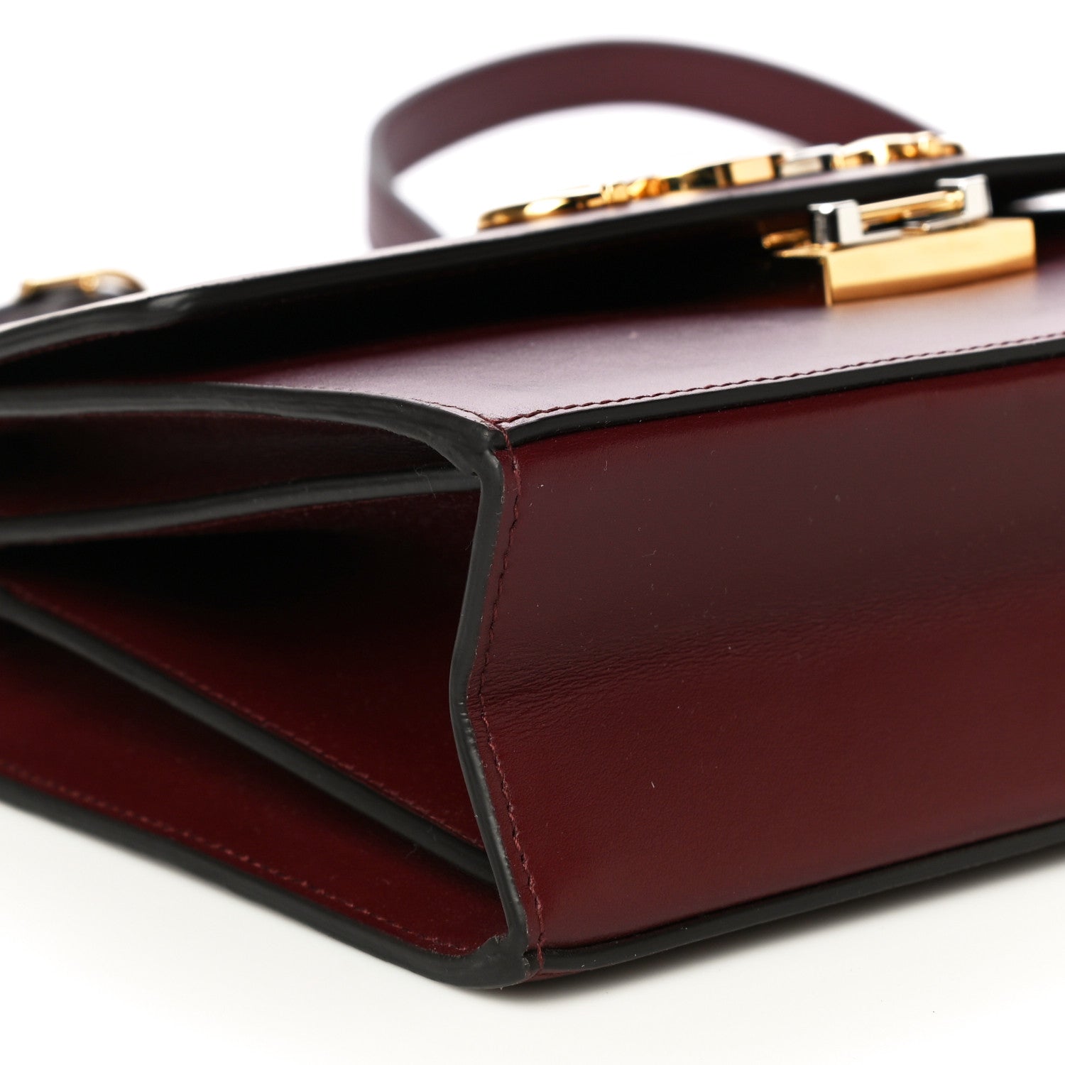 Gucci Smooth Calfskin Small Zumi Shoulder Bag Vintage Bordeaux 15 of 16