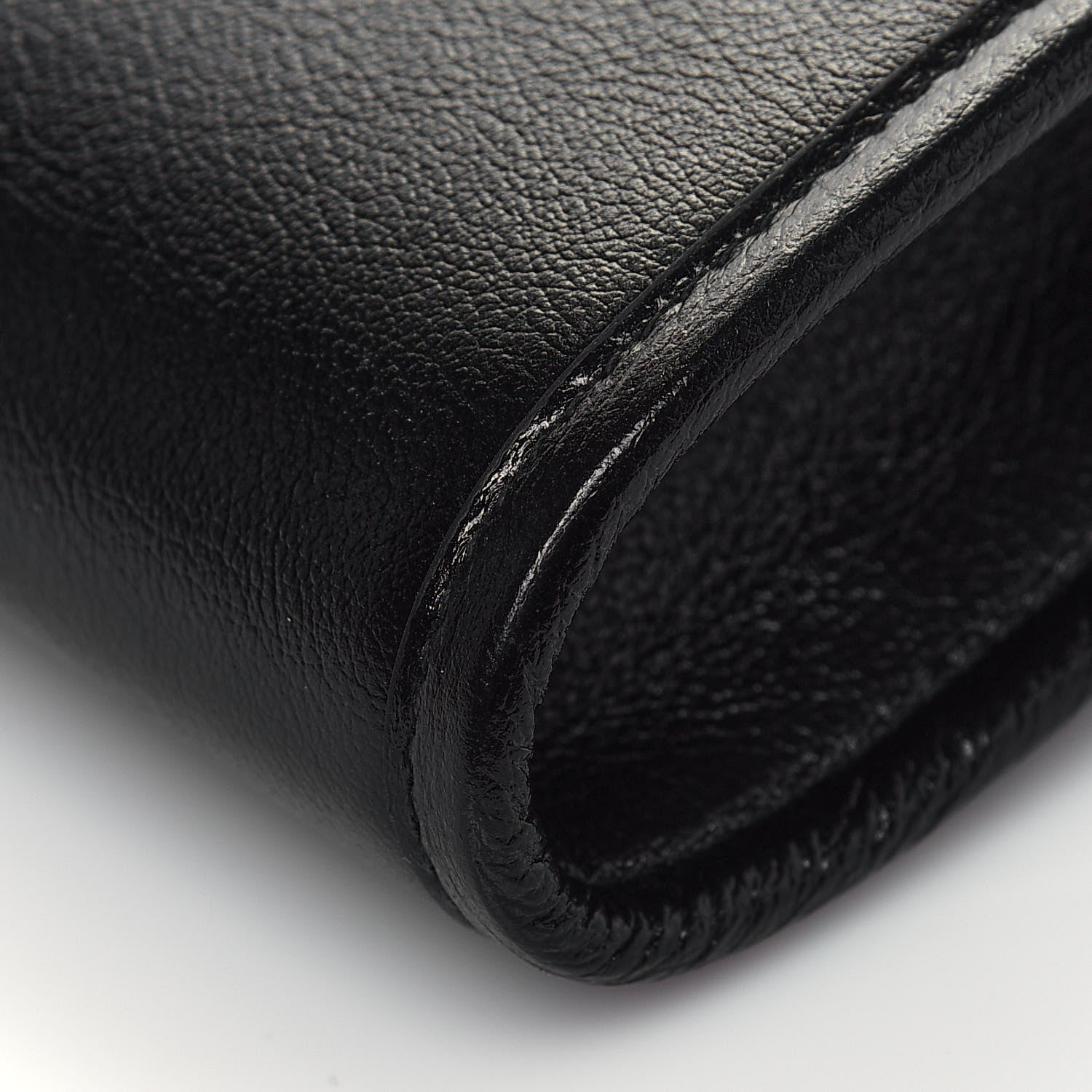 Gucci Textured Calfskin Web Mini Rajah Slim Flap Shoulder Bag Black 10 of 10