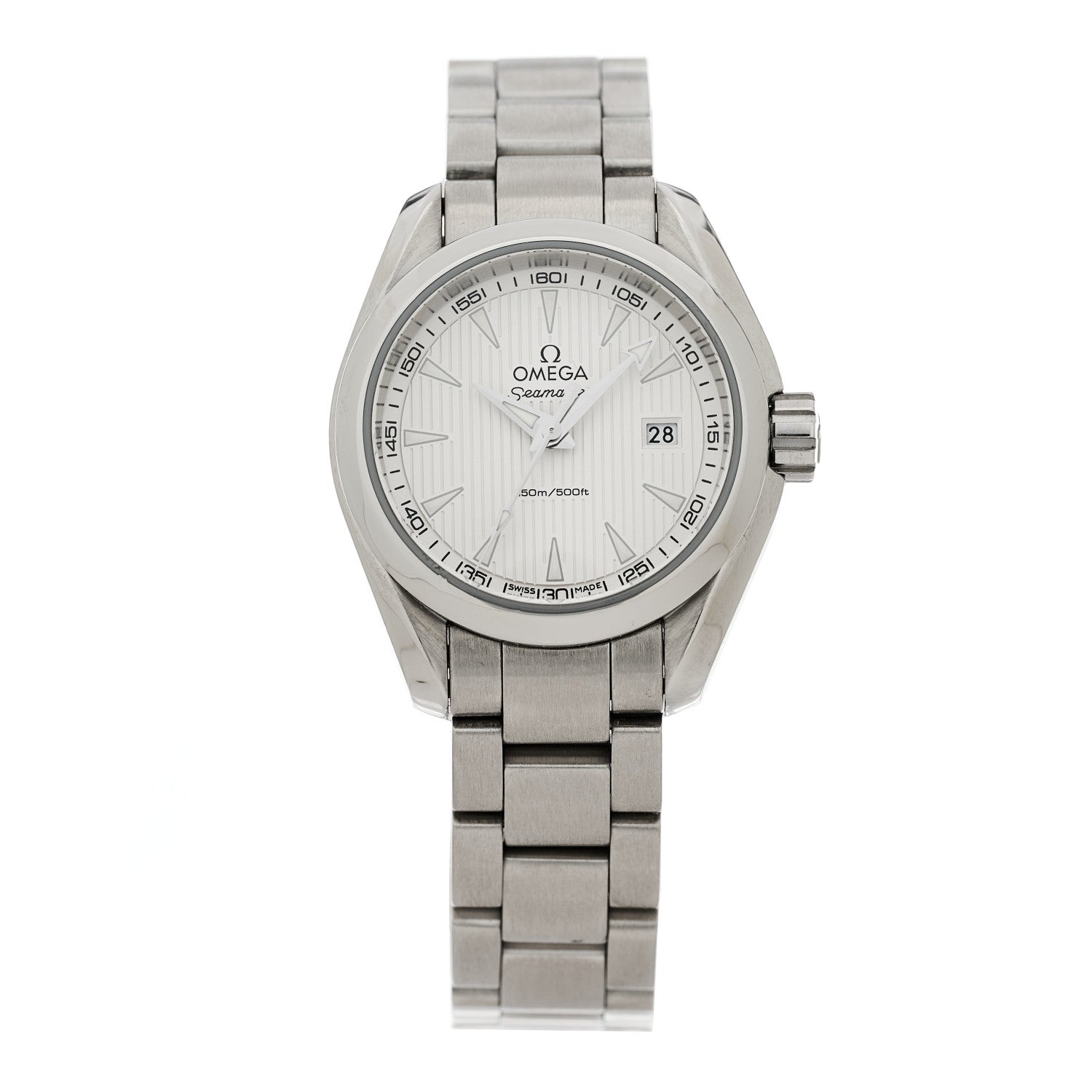 Omega Stainless Steel 30mm Seamaster Aqua Terra Quartz Watch Silver 231.10.30.60.02.001 1 of 4