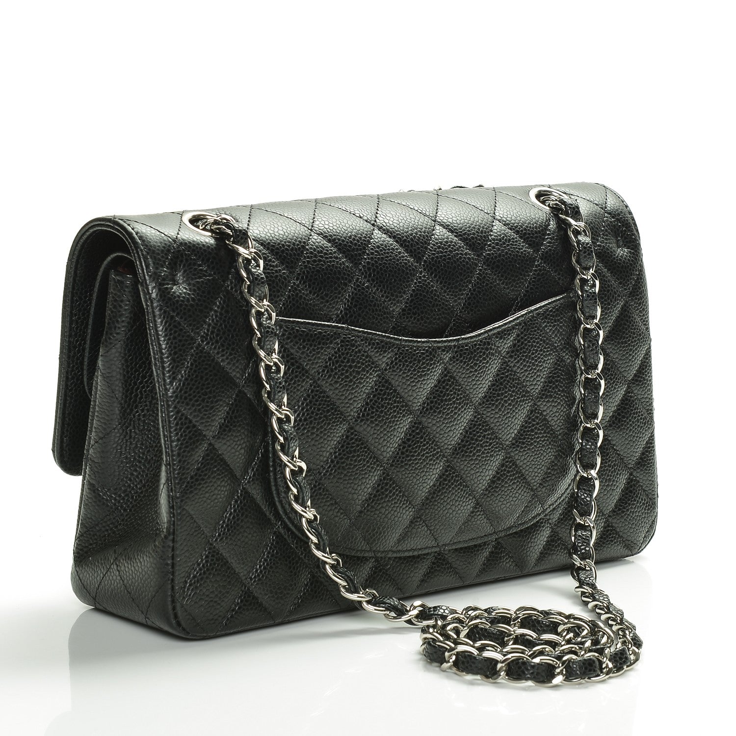Chanel Caviar Quilted Medium Double Flap Black 3 of 7