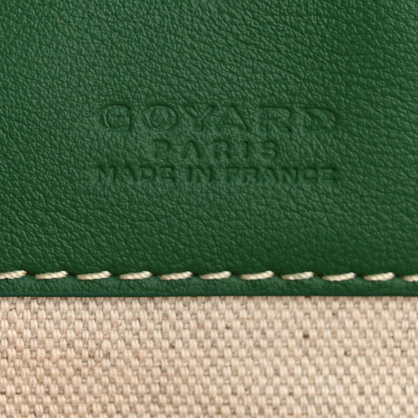 Goyardine Reversible Anjou GM Green