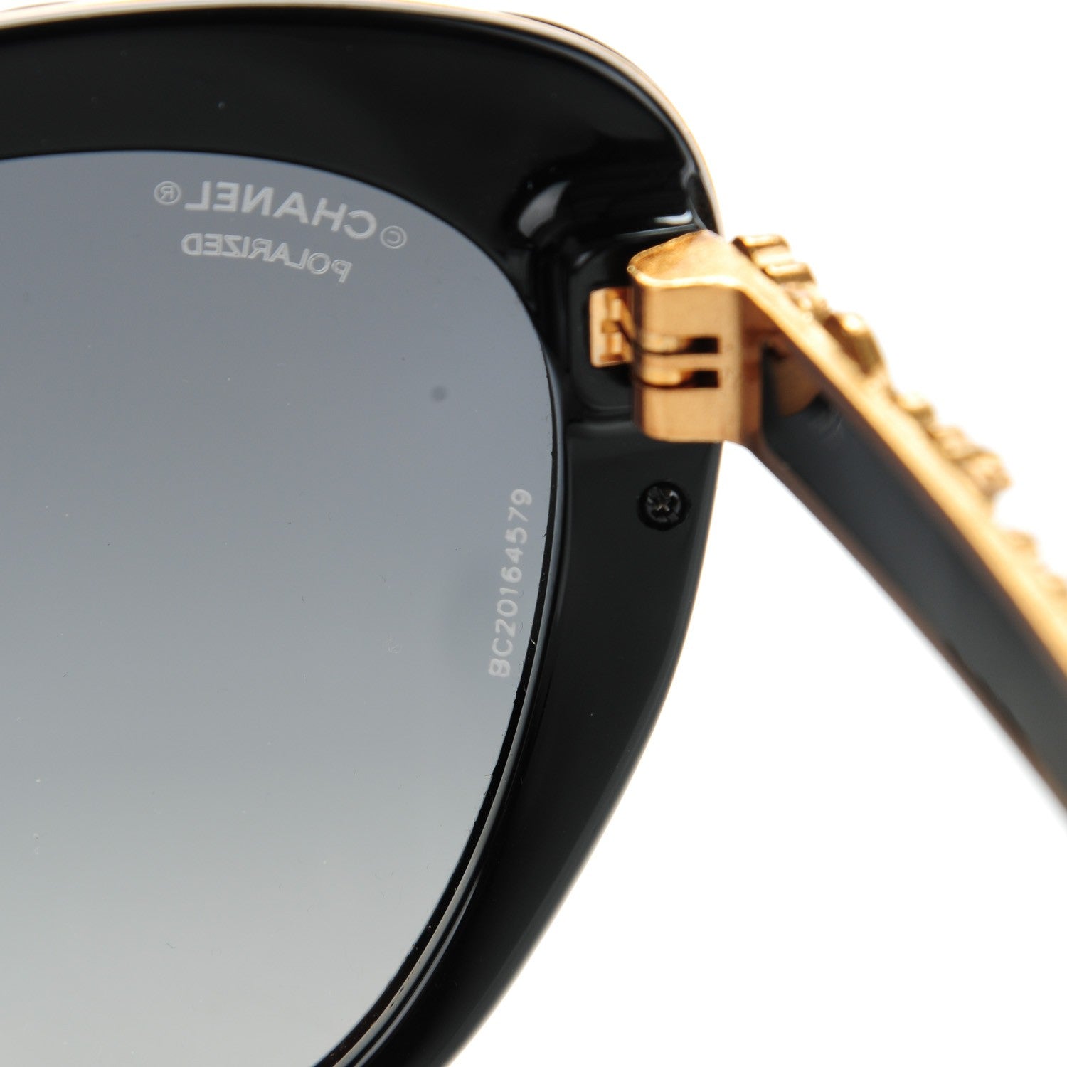 Chanel Bijou Cat Eye Sunglasses 5354-A Black 6 of 7