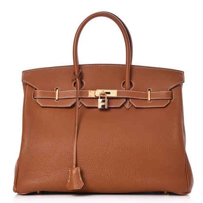 Hermes Togo Birkin 35 Gold 1 of 40