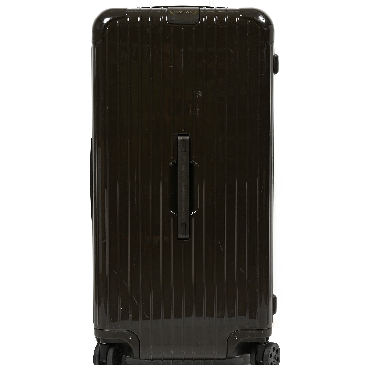 Rimowa Gloss Polycarbonate Essential Trunk Plus Cedar Brown