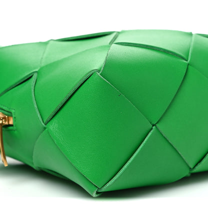 Bottega Veneta Lambskin Maxi Intrecciato Mini Cassette Camera Bag Parakeet 7 of 8