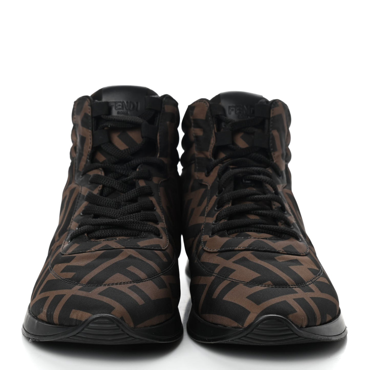Nylon FF Reloaded High Top Sneakers 41 Tobacco Black