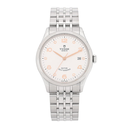 TUDOR Stainless Steel Diamond 39mm 1926 Automatic Watch White 91550 1 of 5