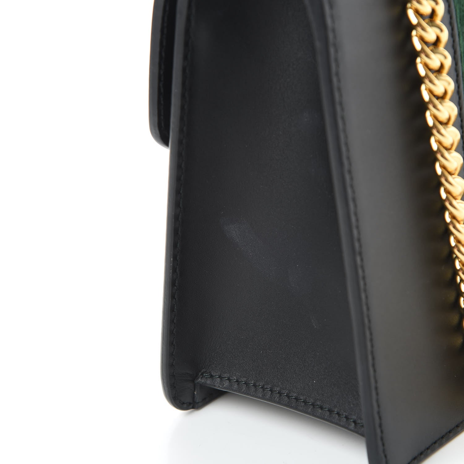 Gucci Calfskin Mini Sylvie Chain Shoulder Bag Black 14 of 15