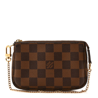 Louis Vuitton Damier Ebene Mini Pochette Accessories 1 of 8