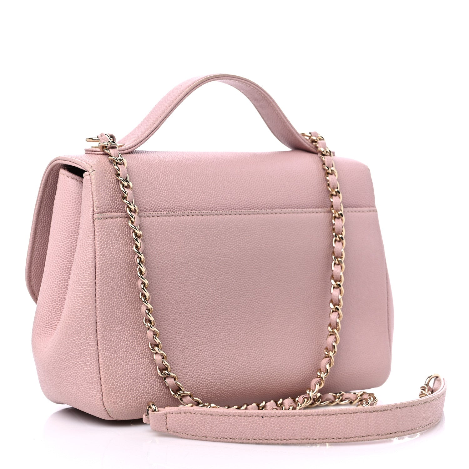 Chanel Caviar Quilted Small Business Affinity Flap Light Pink 3 of 16